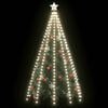 vidaXL Rete di Luce per Albero di Natale 250 LED Bianco Freddo 250 cm