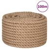 vidaXL Corda in Juta 100% 20 mm 100 m