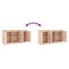 vidaXL Credenza 111x34x60 cm in Legno Massello di Pino