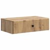 vidaXL Tavolino da Parete Laterale 59 x 34,5 x 17 cm