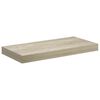 vidaXL Scaffali a Parete 2 pz Rovere 50x23x3,8 cm in MDF