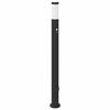 vidaXL Lampada a paletto con sensore e presa 110 cm Acciaio Inox IP44