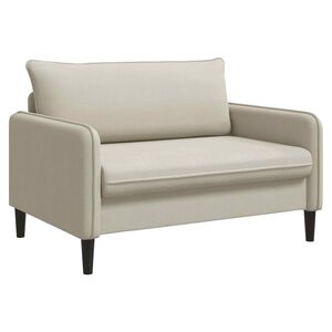 vidaXL Poltrona XXL Beige Velluto