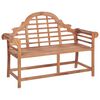 vidaXL Panca da Giardino 127x58,5x92,5 cm in Legno Massello di Teak