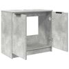 vidaXL Mobile da Bagno con porta Grigio cemento 64,5 x 33,5 x 59 cm