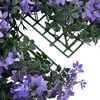 &nbsp;vidaXL Recinzione Foglie Artificiali&nbsp;24 pz Viola 40x60 cm