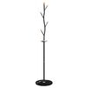 vidaXL Appendiabiti Nero 177 cm in Ferro Verniciato a Polvere