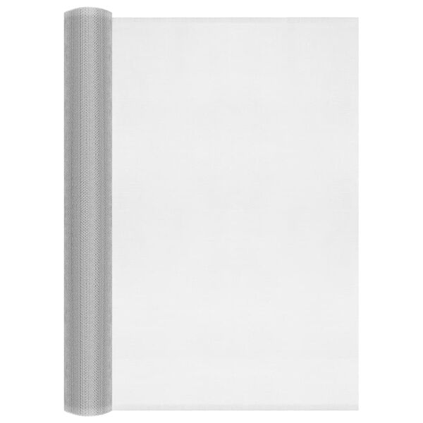 vidaXL Zanzariera in Alluminio 60x1000 cm Argento
