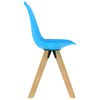 vidaXL Sedie da Pranzo 2 pz Blu