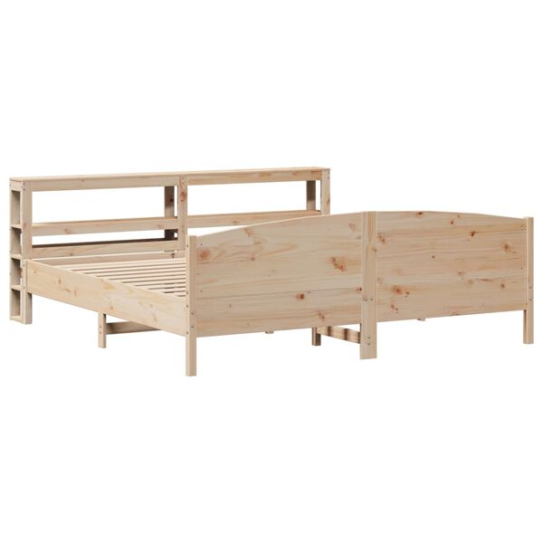 vidaXL Letto senza Materasso 200x200 cm in Legno Massello di Pino