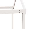 vidaXL Letto a Castello con Tetto Bianco 75x190 cm Legno Massello Pino