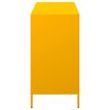 vidaXL Credenza Giallo Senape 101,5x39x73,5 cm Acciaio Laminato Freddo