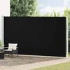 vidaXL Tenda Laterale Retrattile per Patio 220x600 cm Nera