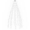 vidaXL Rete di Luce per Albero di Natale 210 LED Bianco Freddo 210 cm