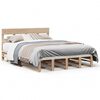 vidaXL Letto senza Materasso 140x190 cm in Legno Massello di Pino