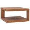 vidaXL Tavolino da Salotto 65x65x33 cm in Legno Massello di Teak