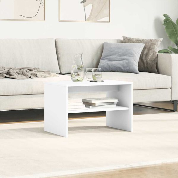 vidaXL Mobile Porta TV Bianco 60x40x40 cm in Legno Multistrato