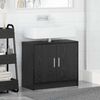 vidaXL Mobile da Bagno Rovere Nero 63 x 29 x 55 cm Legno multistrato