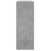 vidaXL Credenze 2 pz Grigio Cemento 60x31x84 cm in Legno Multistrato