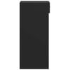 vidaXL Credenza Nera 30x42,5x93 cm in Legno Multistrato