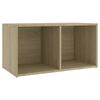 vidaXL Mobili TV 2 pz Rovere Sonoma 72x35x36,5 cm in Legno Multistrato