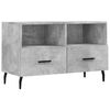 vidaXL Mobile per TV Grigio Cemento 80x36x50 cm Legno Multistrato