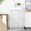 vidaXL Struttura per Lavabo da Bagno Bianca 40x38x83 cm in Ferro