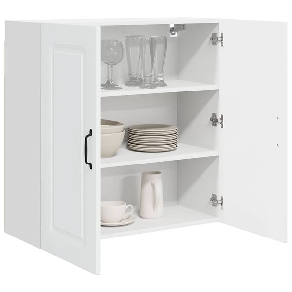 vidaXL Mobile da cucina Kalmar Bianco 80 x 31 x 80 cm