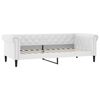 vidaXL Letto da Giorno Bianco 100x200 cm in Similpelle