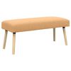 vidaXL panchina Tinta unita Beige 110 x 40 x 46 cm Boucl&eacute;