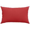 vidaXL Cuscini da Divano 2 pcs Rosso 50 x 30 cm Tessuto