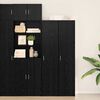 vidaXL Credenza Rovere Nero 40 x 42,5 x 185 cm