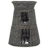 vidaXL Ceste Gatti con Cuscini Grigio 3pz 47x34x60cm Salice Naturale