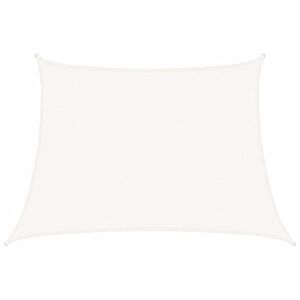 vidaXL Vela Parasole 160 g/m&sup2; Bianca 4/5x3 m in HDPE