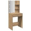 vidaXL Toeletta con LED Rovere Artigianale 60x40x140 cm