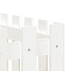 vidaXL Fioriera Giardino a Recinzione Bianca 200x50x70cm Massello Pino