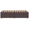 vidaXL Giroletto senza Materasso Marrone Scuro 90x190 cm Tessuto