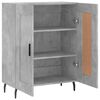 vidaXL Credenza Grigio Cemento 69,5x34x90 cm in Legno Multistrato
