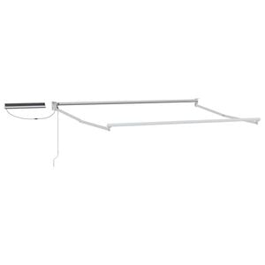 vidaXL Struttura della tenda elettrica retrattile Bianco 2,5 x 2 m