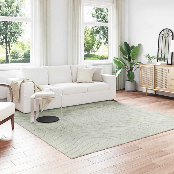 vidaXL Tappeti per area Quadrato PALMERAS Verde 240 x 240 cm