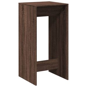 vidaXL Tavolo da Bar Rovere Marrone 51x50x103,5 cm in Truciolato