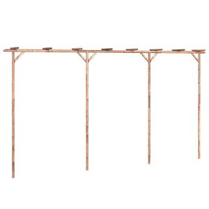 vidaXL Pergola in Bamb&ugrave; 385x40x205 cm