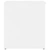 vidaXL Cassapanca Bianco Lucido 84x42x46 cm in Legno Ingegnerizzato