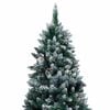 vidaXL Albero di Natale Artificiale con LED e Set di Palline e Pigne 180 cm