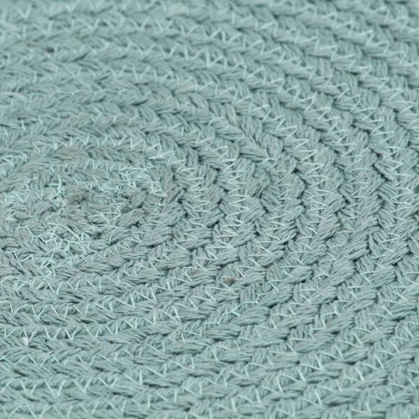 vidaXL Tovagliette 6 pz Grigio Neutro 38 cm Rotonde in Cotone