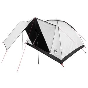 vidaXL Tenda da campeggio 6 persona Bianco Blackout