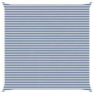 vidaXL Vela da ombra solare Blu e Bianco 7 x 7 m