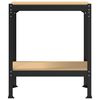 vidaXL Banchi da lavoro Nero 81 x 41 x 145 cm Legno multistrato