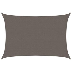 vidaXL Vela Parasole 160 g/m&sup2; Antracite 2,5x4 m in HDPE