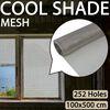 vidaXL Recinzione in Rete in Acciaio Inossidabile 100x500 cm Argento